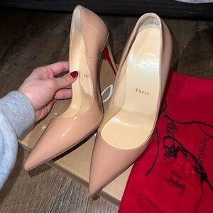Christian Louboutin  So Kate 120mm Patent Nude used size 38